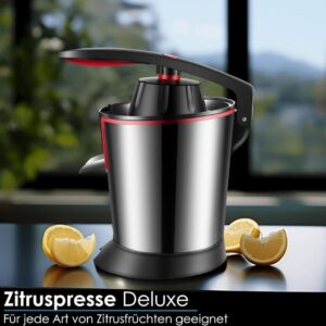 عصارة حمضيات كهربائية احترافية ديلوكس بمقبض ضغط ذكي - Zitruspresse Deluxe